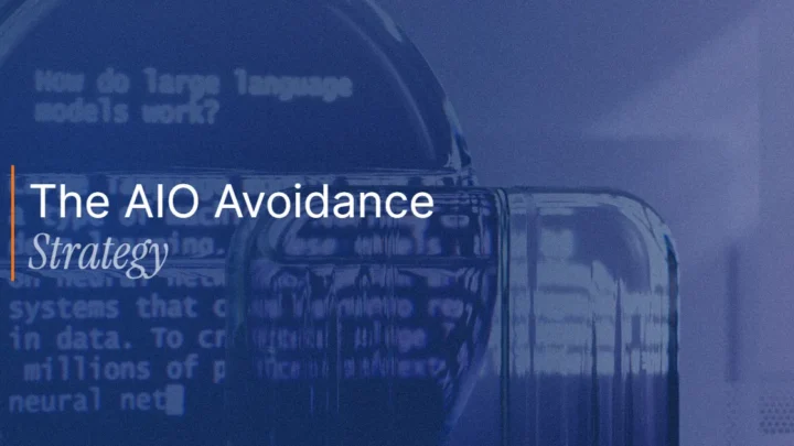 The AIO Avoidance Strategy: Finding High-Traffic SEO Keywords Without AI Overviews