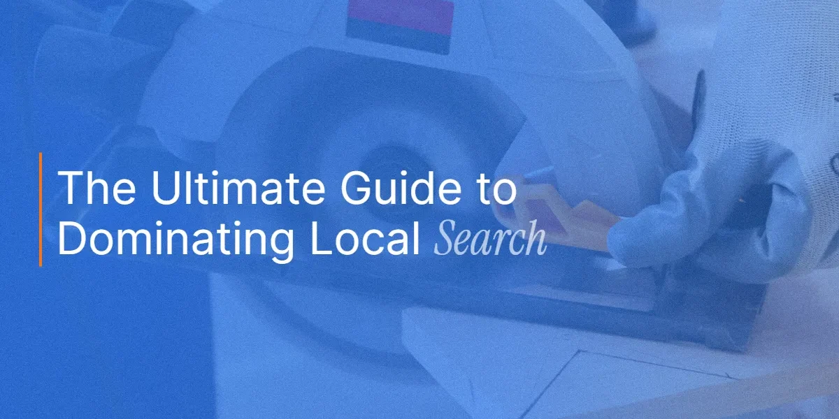 Local SEO for UK Tradesmen: The Ultimate Guide to Dominating Local Search